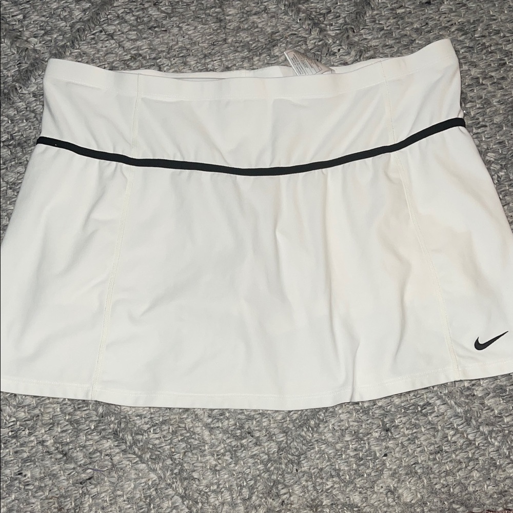 Nike White Skort with Black Trim